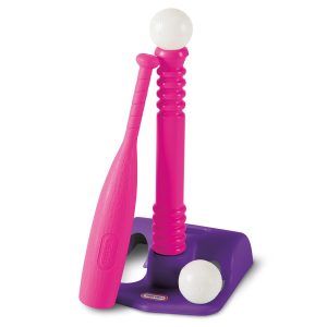 Smart Design ForgeCraft TotSports™ T-Ball Set - Purple and Pink Silent Operation